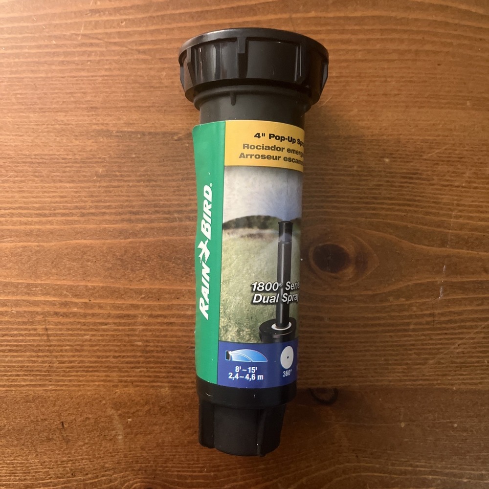 Rain Bird 1804FDS Dual Spray Pop-Up Sprinkler Full Circle 4"